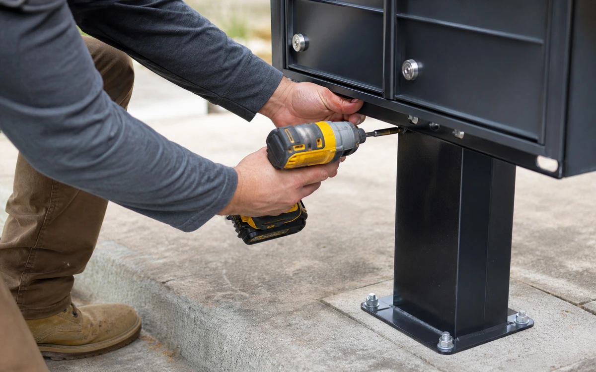 Commercial mailbox installation contractor